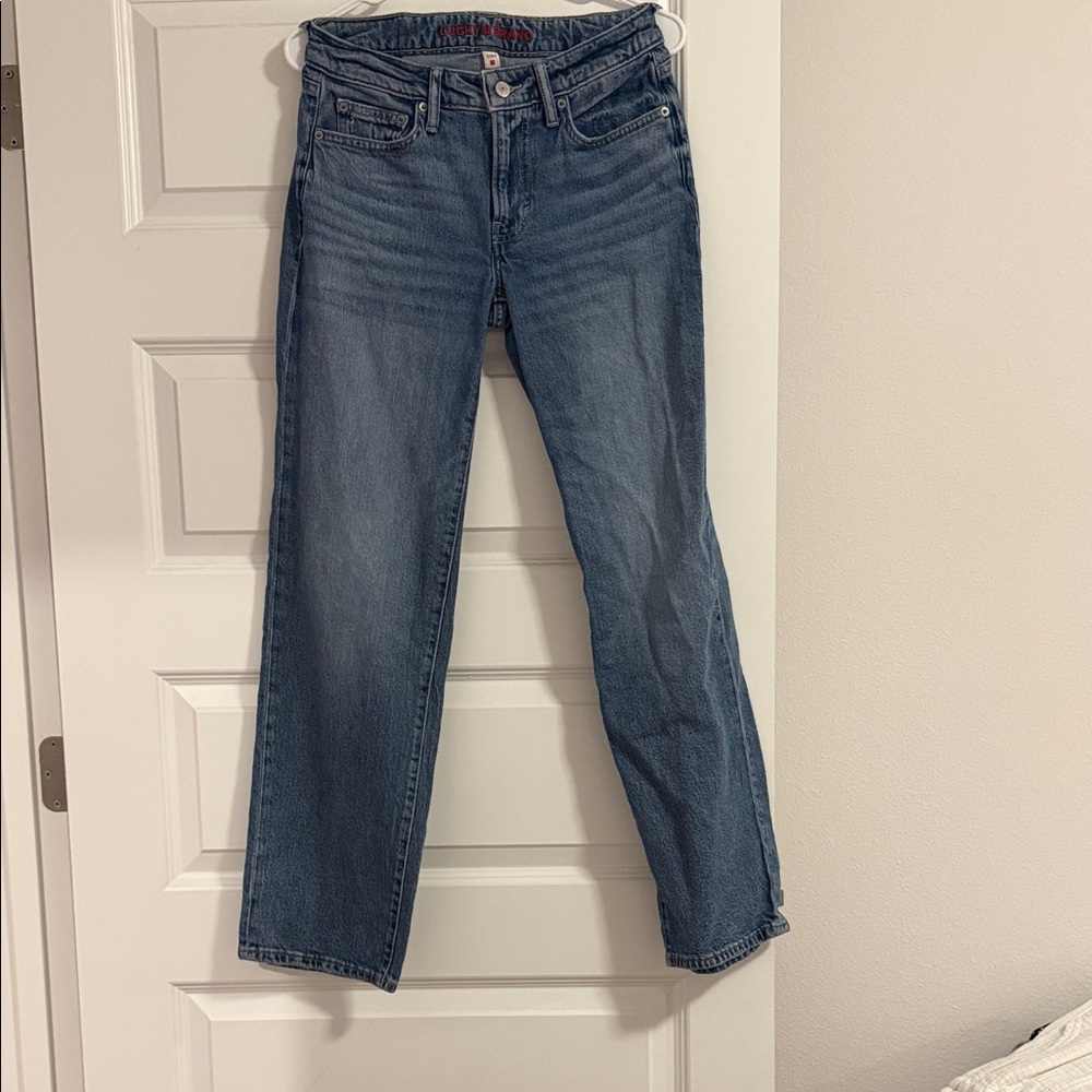 Lucky Brand Women's Straight Leg Blue Jeans